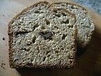 Bananenbrot oder Bananenkuchen mit Trockenfr&uuml;chten