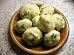 Kartoffel-<strong>B&auml;rlauch</strong>-Kn&ouml;del (Resteverwertung)