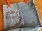 Upcycling: Einkaufsbeutel aus Jeans selber nähen