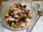 Spargel-Salat mit Schinken