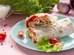 Lauwarme Tomatensalsa-Wraps