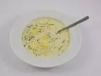 Schnelle Lauch-Käse-Suppe mit Hackfleisch