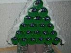 Weihnachtsdeko: Schellenbaum aus WC-Rollen