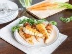 Bl&auml;tterteig-Karotten mit Frischk&auml;sef&uuml;llung