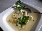 Zweierlei Spargelsuppe aus Spargelresten