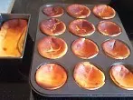 Käsekuchen-Muffins ohne Boden