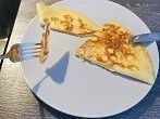 Cr&ecirc;pe mit Kinderschokolade