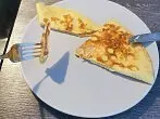 Crêpe mit Kinderschokolade