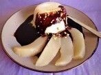 Wei&szlig;e <strong>Mousse</strong> au Chocolat mit Birnen