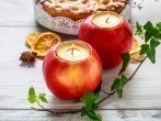 DIY Apfelkerzen - stimmungsvolle Herbstdeko