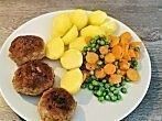 Frikadellen mit Beilagen - fertig vs. frisch