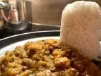 Karotten-Linsen Curry mit Reis