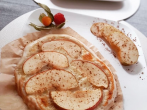 S&uuml;&szlig;er <strong>Flammkuchen</strong> mit Apfel - schnelles Rezept