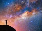 “Warum sieht man von anderen Planeten das Universum, ... "