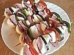 Schaschlik - selbst gesteckt