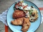 Kartoffelgratin mit Putenschnitzel