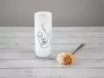 Line Art DIY – Vase verzieren