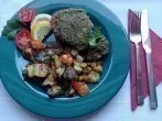 Thunfischsteak mit Kräuter-Topping