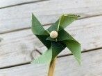Windrad selber basteln – DIY Anleitung mit Baumblatt