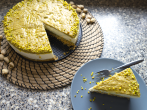 Pistazien-Cheesecake ohne Backen