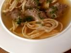 Flädlesuppe mit Leberklößchen