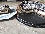 Käsekuchen mit Nuss-Nutella-Streusel