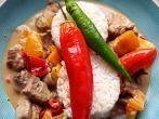 Ein Hauch von Indien - Fleisch in Erdnusssoße