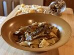 Tagliatelle mit <strong>Steinpilzen</strong> &ndash; Tagliatelle ai funghi porcini