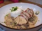 Schweinelende mit Steinpilz-Soße & Basmati Reis