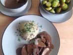 Wildschweinbraten mit Kartoffel-Maronen-P&uuml;ree