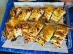 Blätterteig mit Frischkäse und Lachs