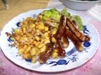 <strong>N&uuml;rnberger</strong> Bratw&uuml;rste mit Bratkartoffeln