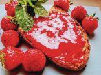 Erdbeermarmelade &ndash; einfaches Rezept mit Himbeersirup