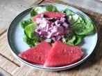 Heringssalat mit Roter Bete und Joghurt