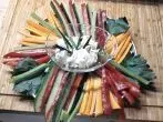 Gemüsesticks mit Zwiebel-Dip