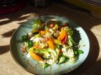 Sommersalat mit Feta & Aprikose
