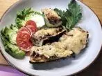 Gefüllte Zucchini aus dem Airfryer