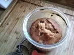 Kirschkuchen im Glas