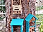 Insektenhotel streichen & Röhren erneuern – DIY