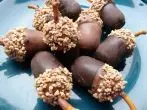 Herbst Snack: Schoko Eicheln mit Toffifee