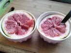 Grapefruit schneiden mit Zitrusfrüchte-Messer