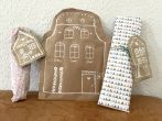 DIY Geschenkverpackung im <strong>Lebkuchenhaus</strong>-Look