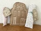 DIY Geschenkverpackung im Lebkuchenhaus-Look
