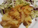 Geröstete Klöße mit Radicchio-Salat
