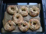 Schnelle Dinkel-Bagels mit Joghurt