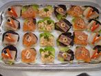 <strong>Kalte</strong> Platten: Canapes mit Fisch