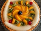 Obsttorte mit Schokolade