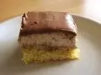 Bananen-Sahnekuchen mit Schokoglasur