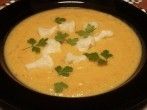 Scharfe Blumenkohlcremesuppe - schnell und einfach
