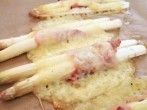 &Uuml;berbackener Spargel
